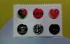 Home Button Stickers for iPad iPod iPhone - Hearts Home Button Stickers for iPad iPod iPhone - Hearts